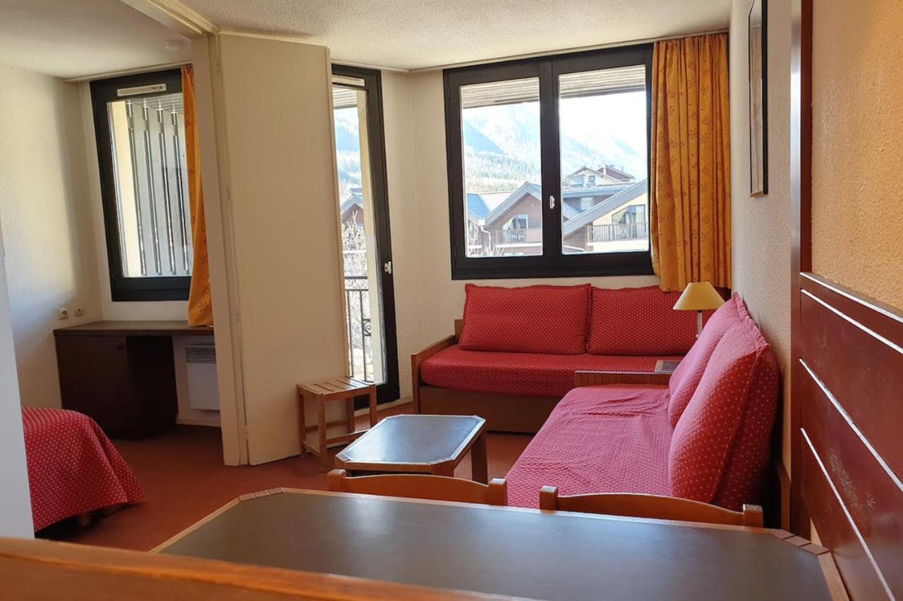 Appartement 27 m avec BALCON-VUE Mont-Blanc-HYPERCENTRE à Chamonix Extérieur photo